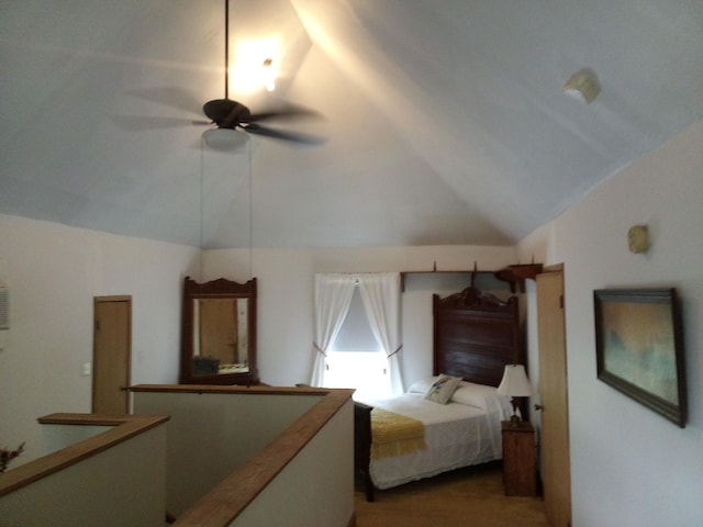 059/057.00 Spring Creek Rd, Dandridge, TN 37725 - bedroom with a ceiling fan and lofted ceiling