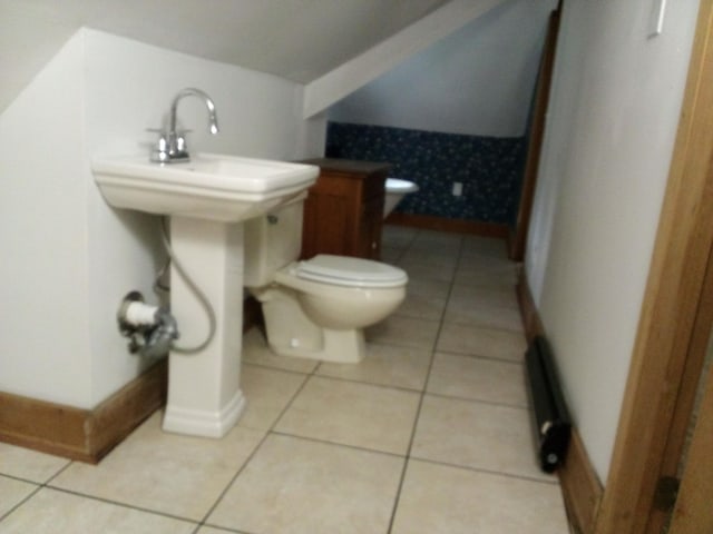 059/057.00 Spring Creek Rd, Dandridge, TN 37725 - half bath with toilet, baseboards, and tile patterned flooring