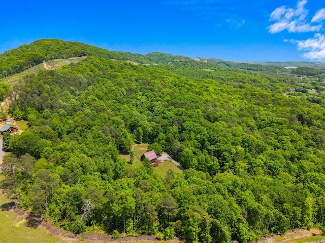 148 Delph Ln, Mooresburg, TN 37811 - aerial view of a heavily wooded area and a mountainous background
