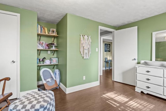 5700 Academy Dr, Morristown, TN 37814 - bedroom with dark wood-type flooring and baseboards