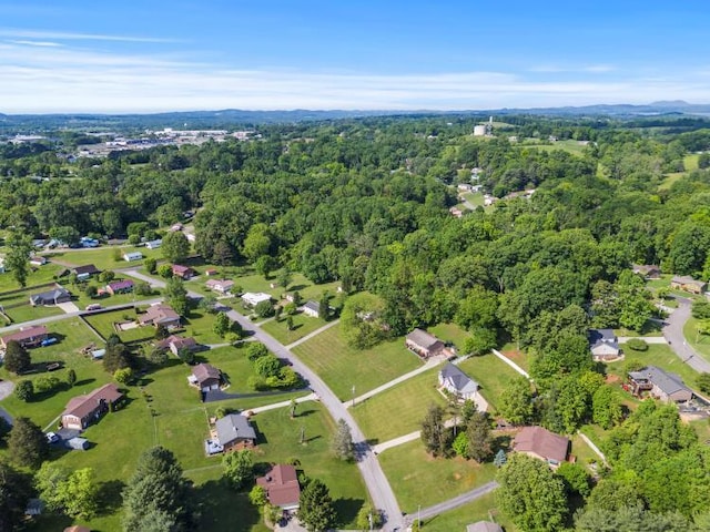 5700 Academy Dr, Morristown, TN 37814 - aerial overview of property's location with a forest