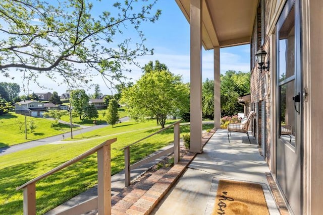 5700 Academy Dr, Morristown, TN 37814 - view of patio / terrace featuring a porch