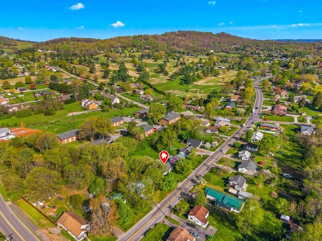 bird's eye view featuring a residential view