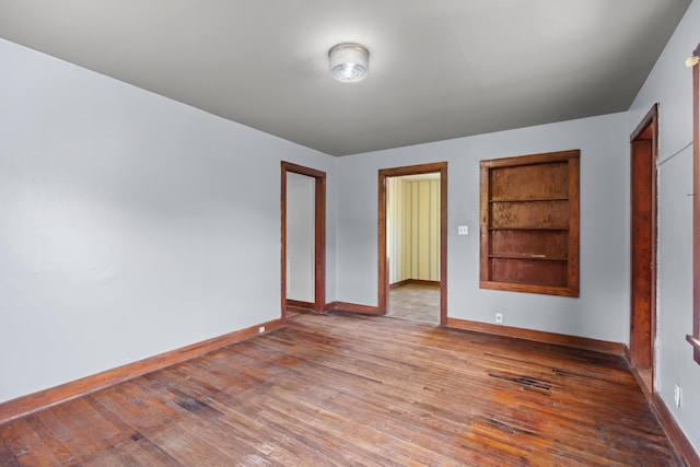 unfurnished bedroom with light hardwood / wood-style floors