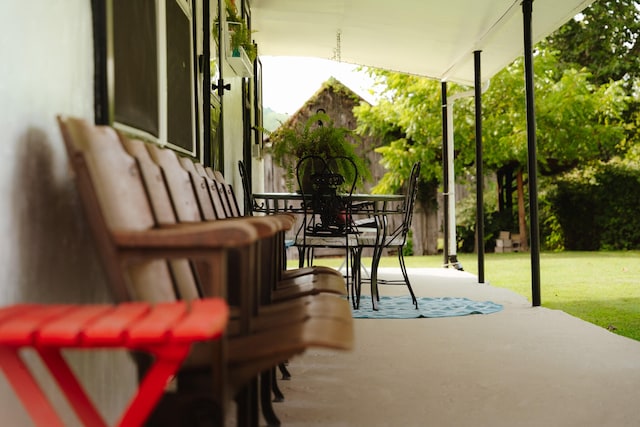 3501 Grassy Fork Rd, Hartford, TN 37753 - view of patio with outdoor dining space