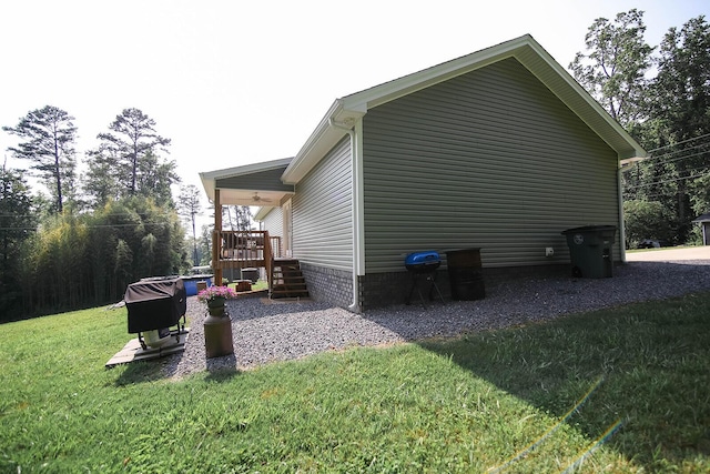 1161 Wooddale Rd, Morristown, TN 37814 - view of side of home with a yard