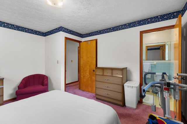 879 Dogwood Ln, Talbott, TN 37877 - carpeted bedroom featuring a textured ceiling