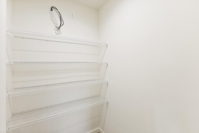 view of storage area