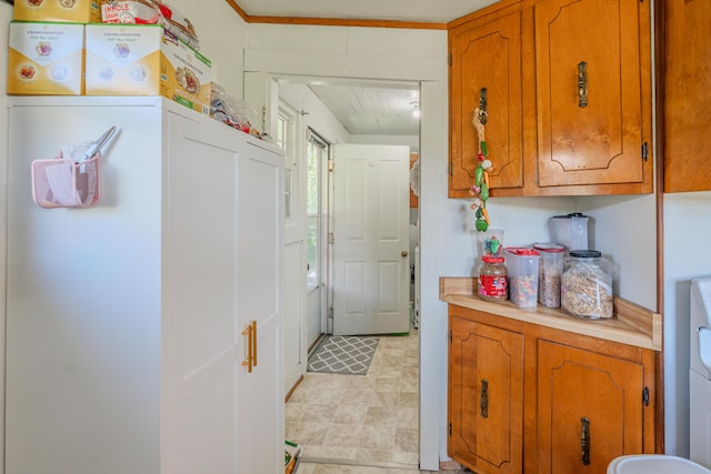 625 Trentham Hollow Rd, Parrottsville, TN 37843 - interior space featuring brown cabinets and light countertops
