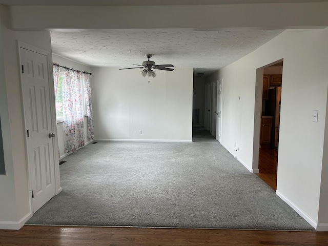 2151 Thomas Dr, Morristown, TN 37814 - carpeted empty room featuring ceiling fan and wood finished floors