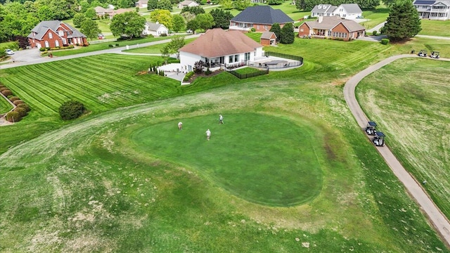 419 Colonial St, Jefferson City, TN 37760 - aerial perspective of suburban area with a golf club