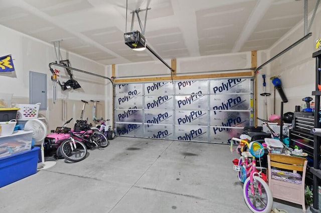 525 Cliff St, Morristown, TN 37814 - garage featuring electric panel and a garage door opener