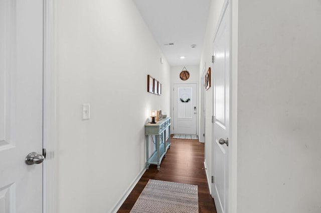 525 Cliff St, Morristown, TN 37814 - hall featuring dark wood-type flooring and baseboards