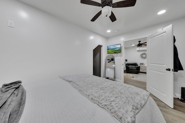 113 Cheshire Ct, Jefferson City, TN 37760 - bedroom with wood finished floors, recessed lighting, and ceiling fan