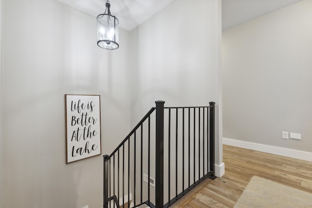340 Back Nine Dr, Baneberry, TN 37890 - staircase with wood finished floors and baseboards