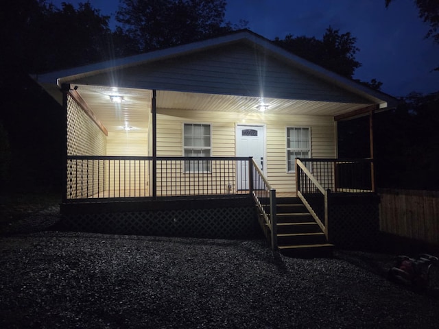 1705 Lester Rd, Tazewell, TN 37879 - view of front facade with covered porch