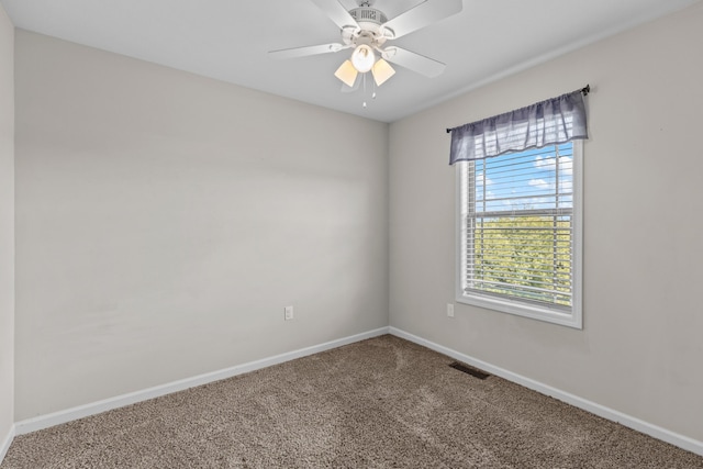 6625 Lainey Jane Ct, Whitesburg, TN 37891 - unfurnished room featuring carpet floors, baseboards, and ceiling fan