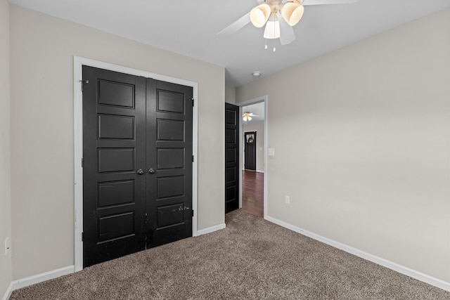 6625 Lainey Jane Ct, Whitesburg, TN 37891 - unfurnished bedroom with carpet floors, baseboards, and ceiling fan