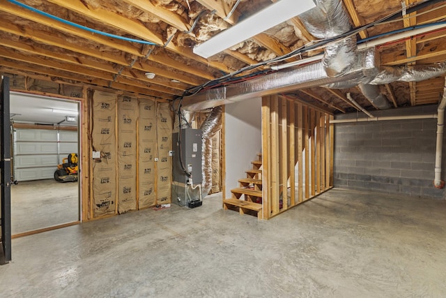 6625 Lainey Jane Ct, Whitesburg, TN 37891 - unfinished basement with heating unit