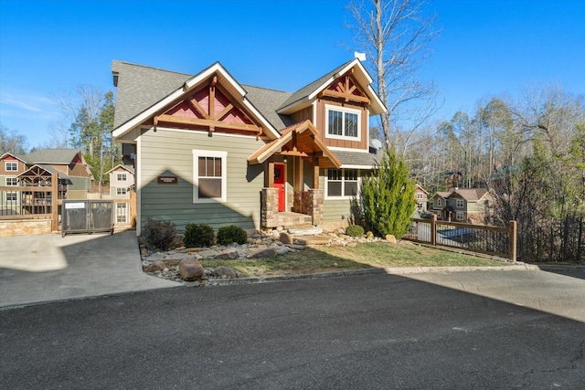 view of craftsman-style house