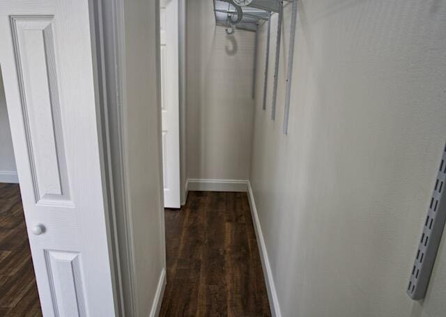 3646 Falcon Rd, Morristown, TN 37814 - corridor featuring dark wood-type flooring and baseboards
