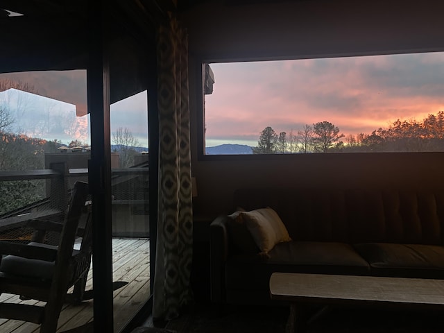 1081 Cove Rd Unit 734, Sevierville, TN 37876 - view of wooden balcony with an outdoor living space and a wooden deck