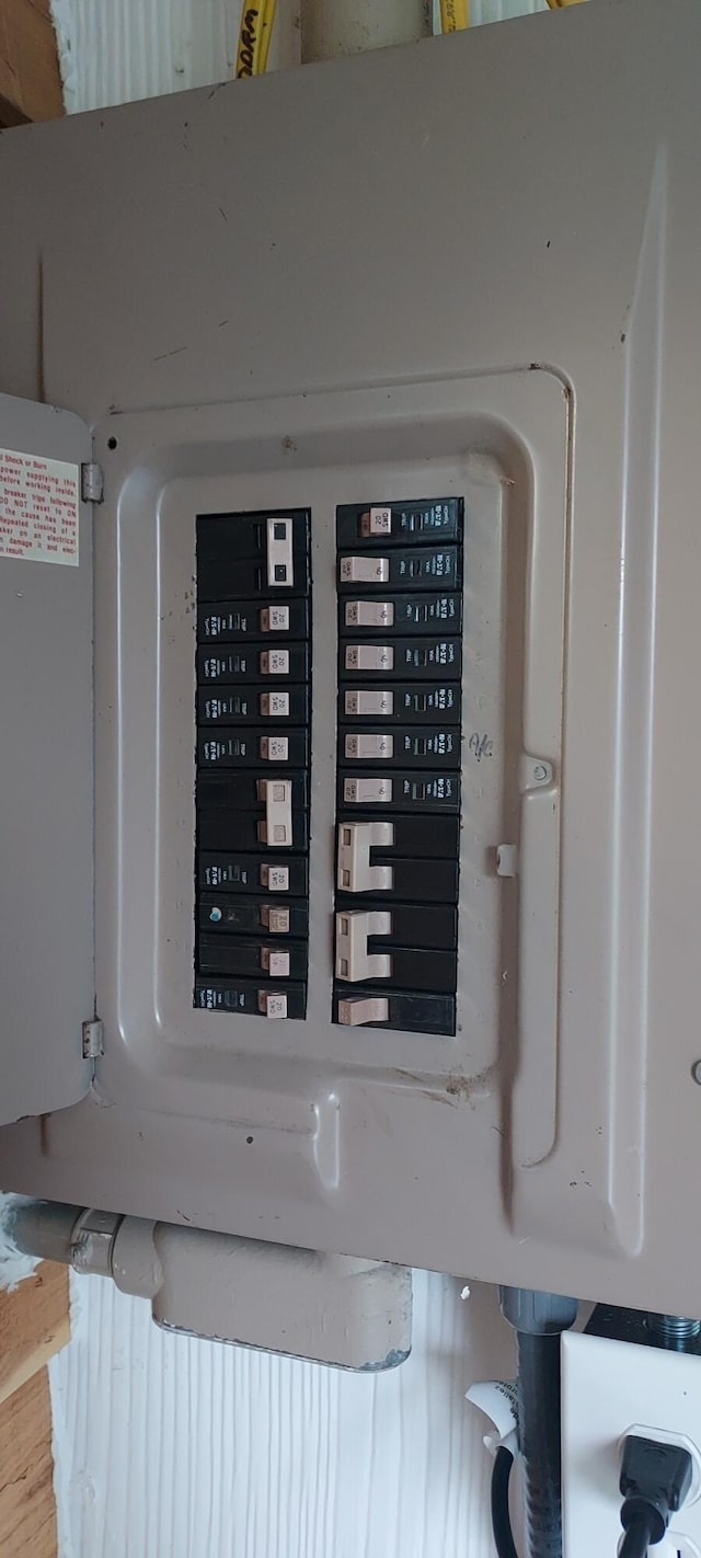 utility room featuring electric panel