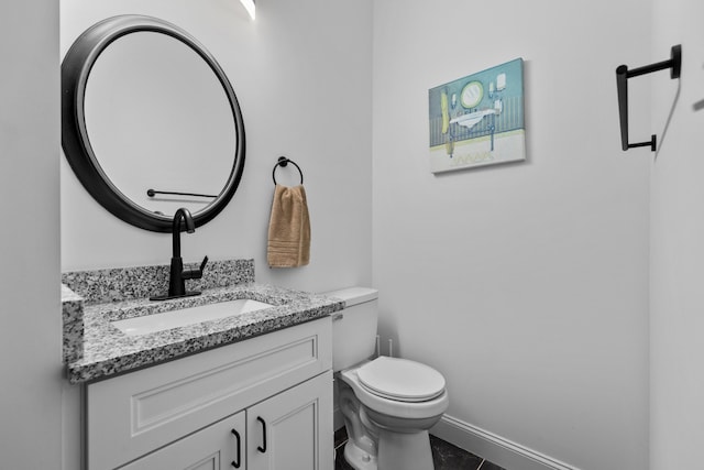 3099 Bridgewater Blvd, Morristown, TN 37814 - bathroom featuring vanity, toilet, and baseboards