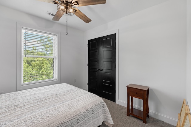3099 Bridgewater Blvd, Morristown, TN 37814 - carpeted bedroom featuring baseboards and a ceiling fan