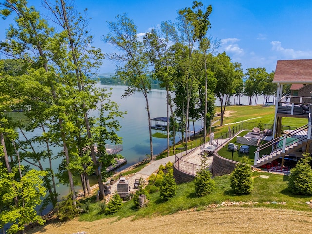 3099 Bridgewater Blvd, Morristown, TN 37814 - dock area with a water view