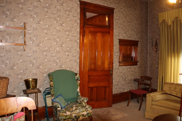 view of sitting room