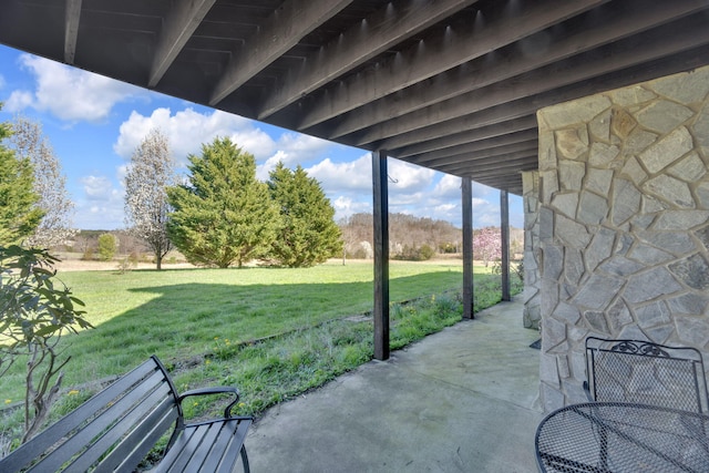 view of patio