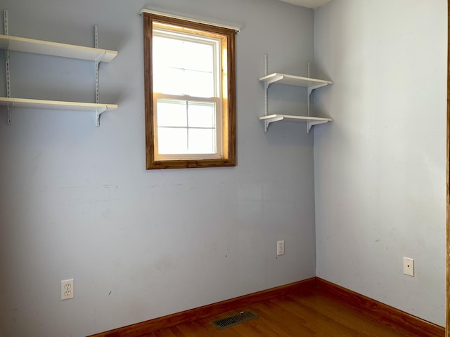 interior space featuring hardwood / wood-style flooring