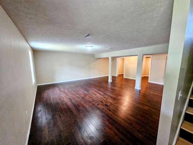 269 Buttercup Fields Rd, Newport, TN 37821 - spare room featuring hardwood / wood-style flooring, a textured ceiling, and baseboards