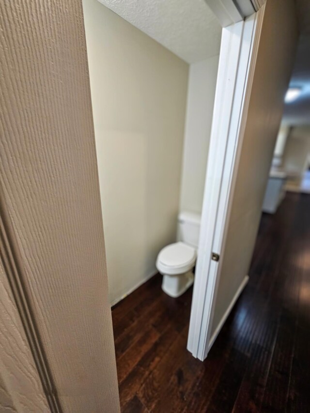 269 Buttercup Fields Rd, Newport, TN 37821 - bathroom with hardwood / wood-style floors and toilet