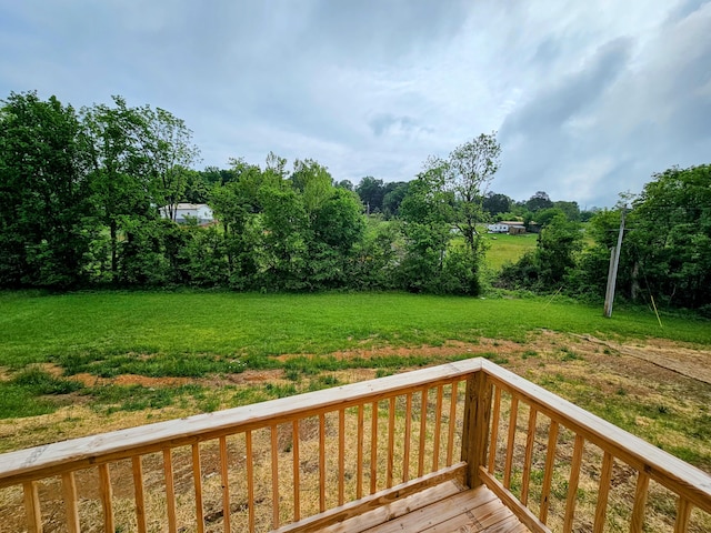 269 Buttercup Fields Rd, Newport, TN 37821 - deck featuring a yard