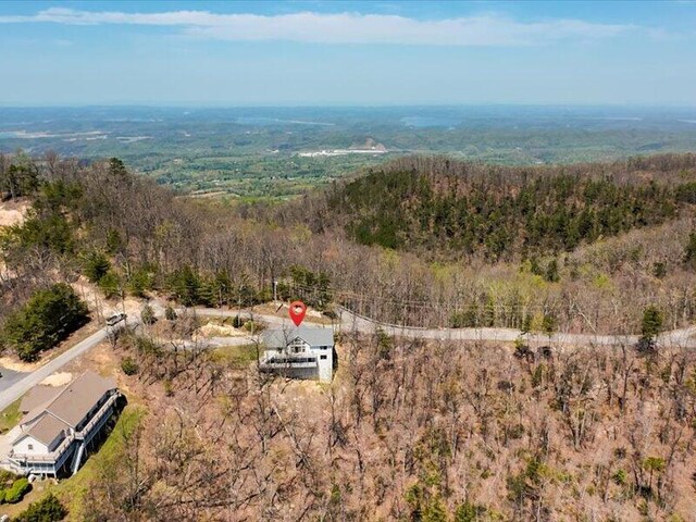 702 John Sevier Dr, Sevierville, TN 37876 - aerial view featuring a view of trees