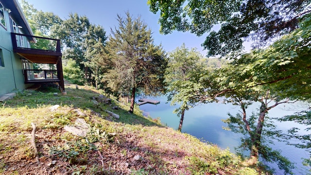 view of water feature