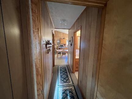 515 Mountain Lake Way, Newport, TN 37821 - corridor with wood walls