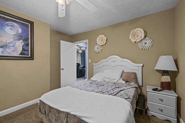 1400 Lakeview Cir, Morristown, TN 37814 - carpeted bedroom with a spacious closet and ceiling fan