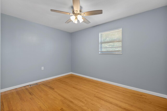 209 Pocahontas St, Newport, TN 37821 - spare room featuring hardwood / wood-style flooring and ceiling fan