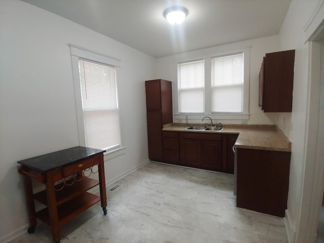 kitchen featuring sink