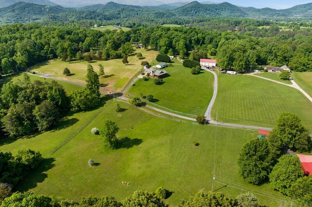 2472 Doe Rd, Newport, TN 37821 - aerial view of sparsely populated area featuring mountains and a forest