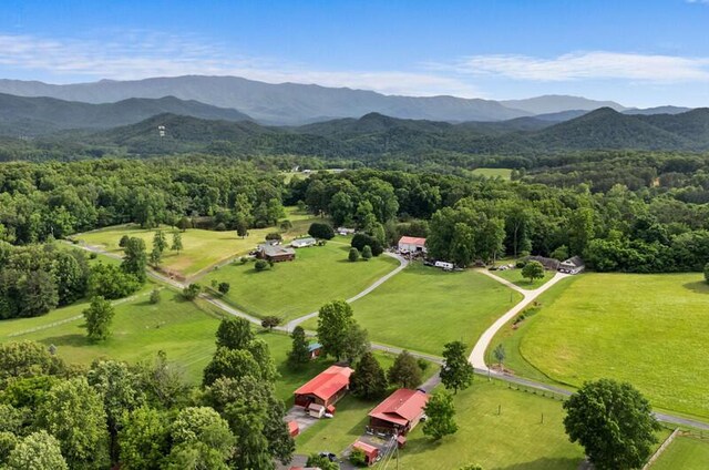 2472 Doe Rd, Newport, TN 37821 - bird's eye view of a mountainous background and a heavily wooded area