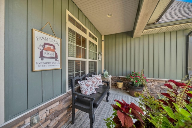 view of patio / terrace featuring a porch