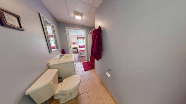 4119 Azalea Ct, Morristown, TN 37814 - bathroom featuring toilet, tile patterned floors, vanity, and baseboards