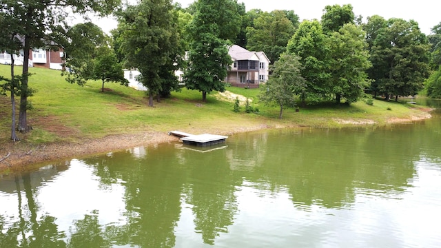 4119 Azalea Ct, Morristown, TN 37814 - water view with a floating dock