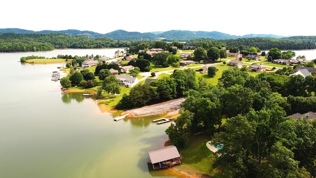 4119 Azalea Ct, Morristown, TN 37814 - aerial view of residential area with a water and mountain view