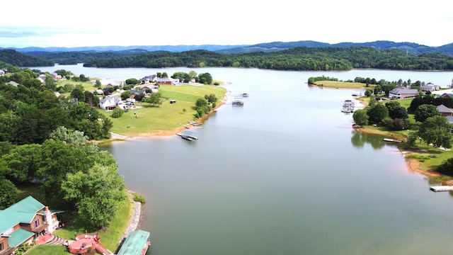 4119 Azalea Ct, Morristown, TN 37814 - bird's eye view of a water and mountain view and a heavily wooded area