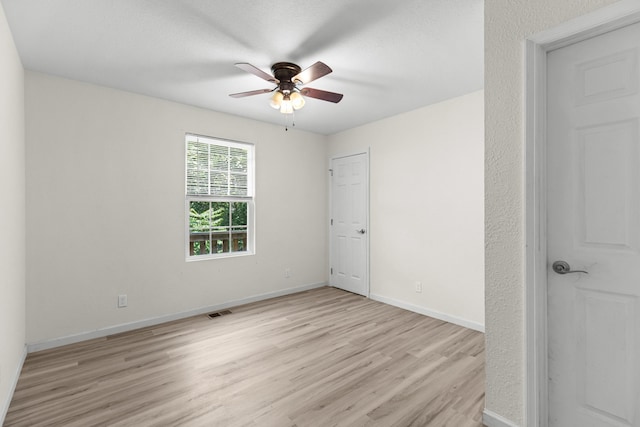 329 Shady Glen Ln, Rutledge, TN 37861 - unfurnished bedroom with light wood finished floors and a ceiling fan